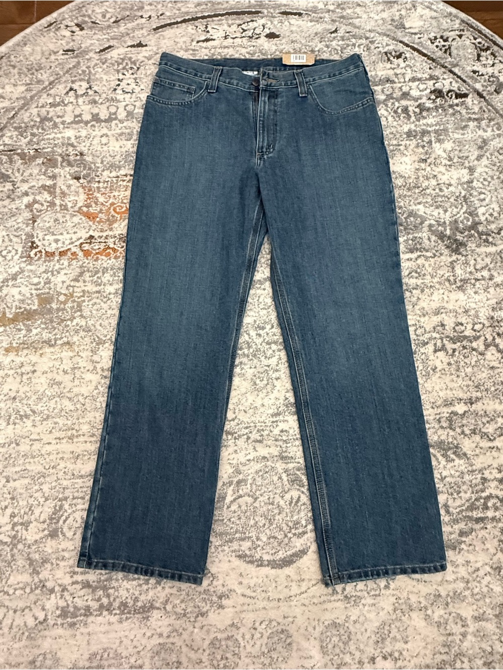 Carhartt Men's Straight-Leg Jeans — Medium Blue Denim